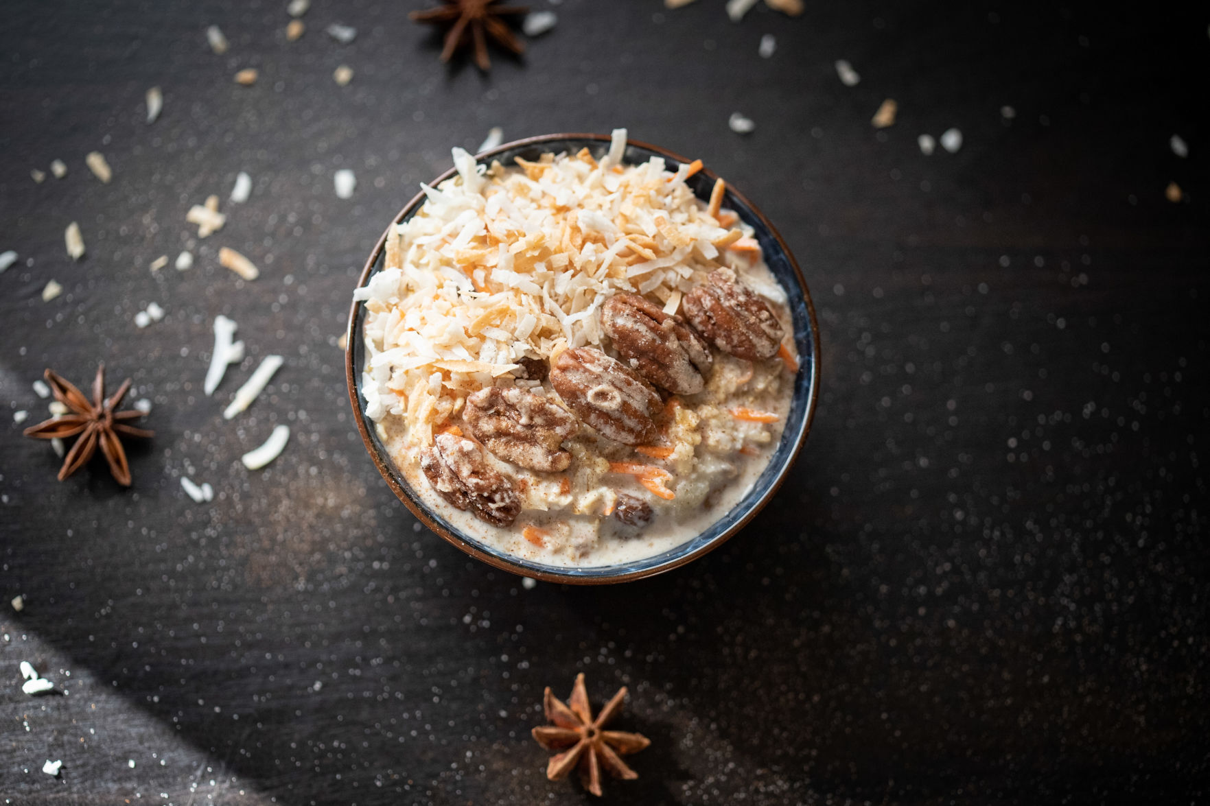 Carrot Cake Overnight Oats from Clean Slate